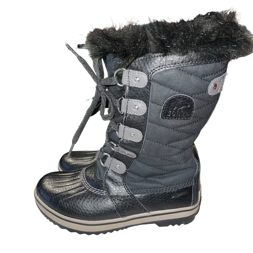 Sorel Joan‎ of Artic Youth Snow Waterproof Boots Size 3